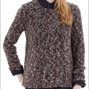 Madewell Marled Cable Sweater